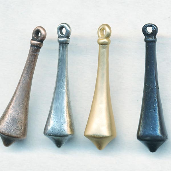 SCREW MACHINE CAST Drops, 1" long 6 Pieces Made from Vintage Original-Wholesale Available