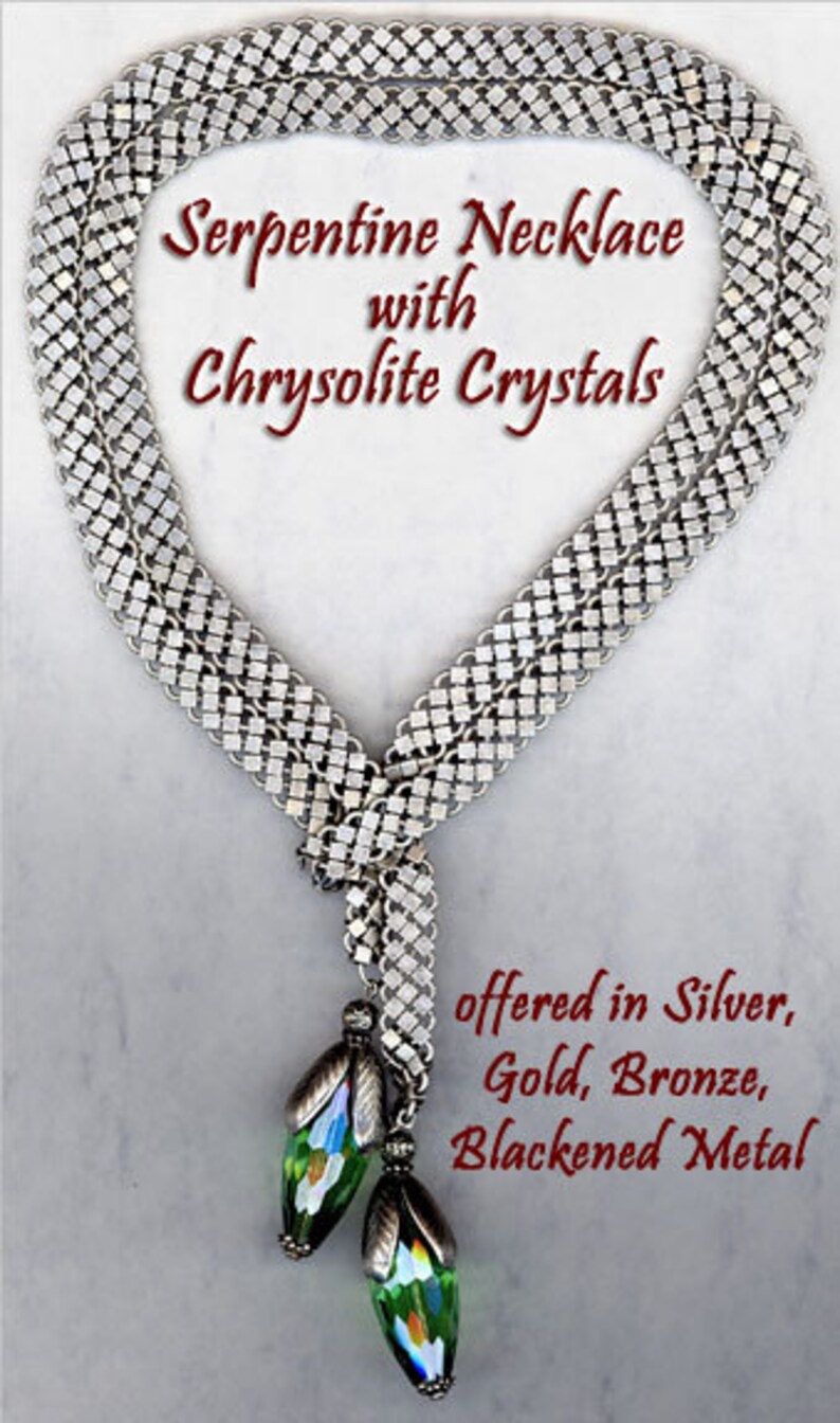 Beautiful DECORATIVE CHAIN MAIL sold by the foot Black, Ant.Sterling, Ant.Bronze image 2