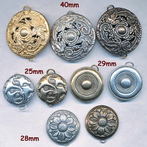 S A L E  MADE IN NEPAL.  Custom Designed Clasps. Plated Brass, Various sizes