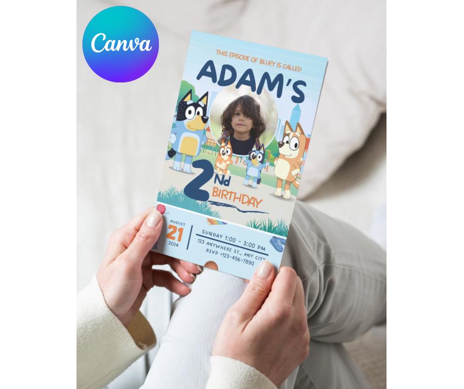 Canva Invite for Kids