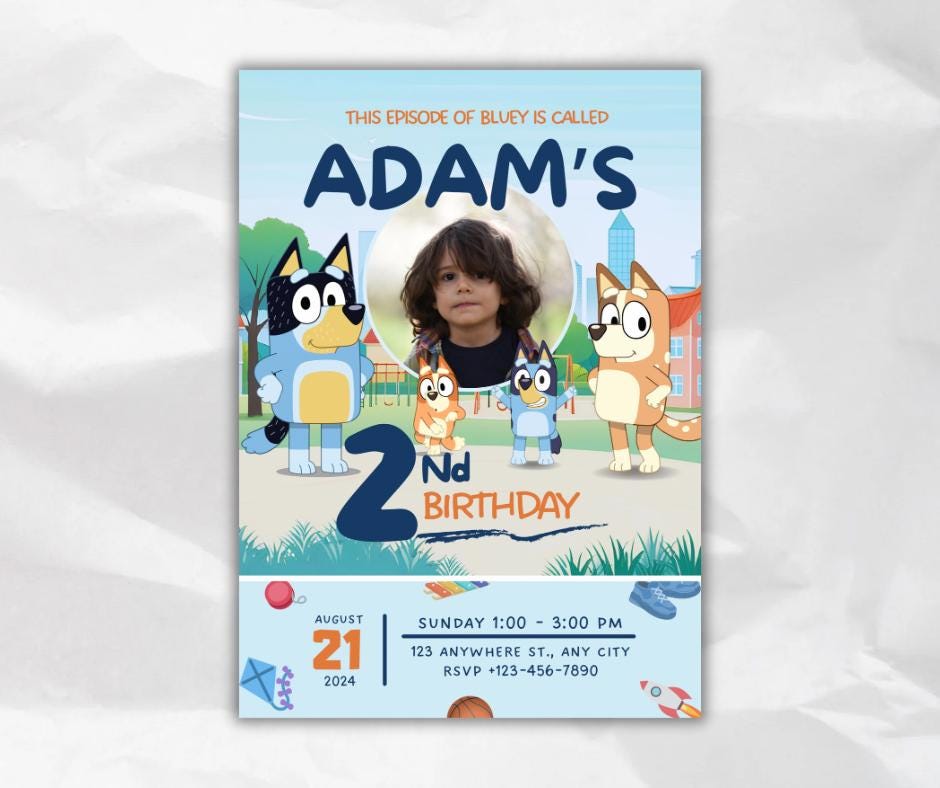 Canva Invite for Kids
