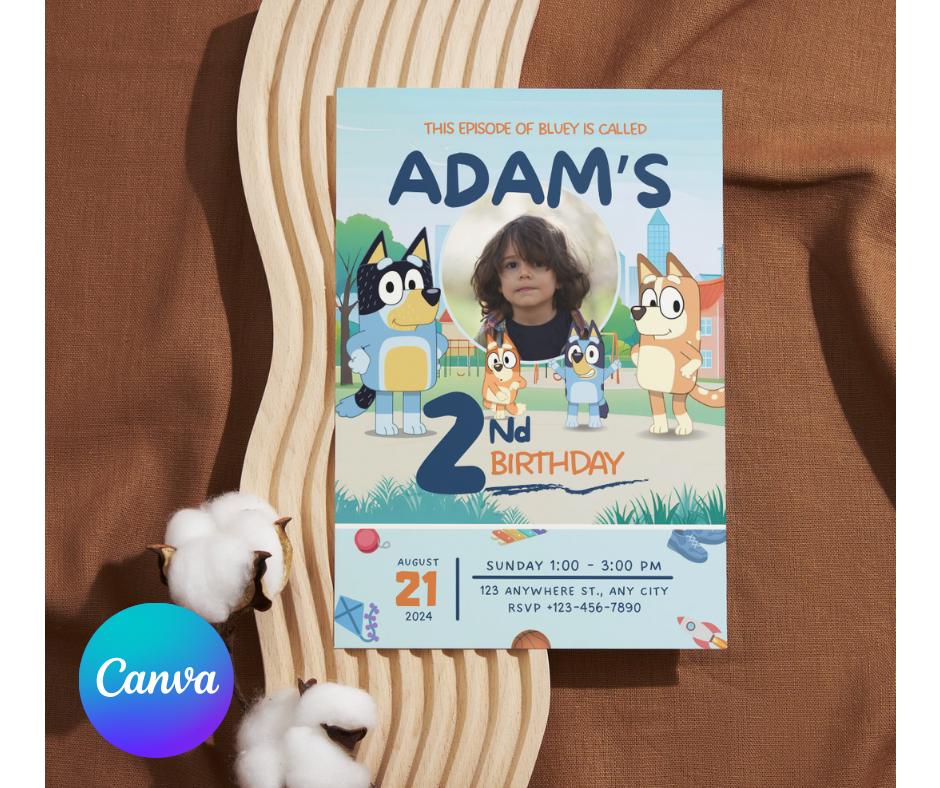 Canva Invite for Kids