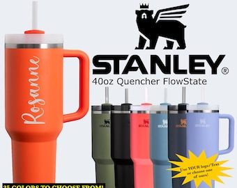 Personalized Stanley 40oz Quencher H2.O FlowState Tumbler | Custom Laser engraved Stanley