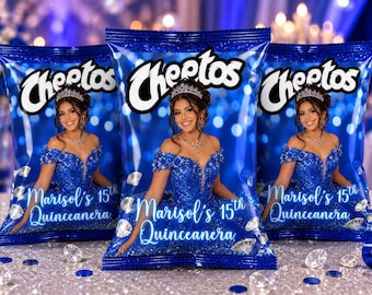 Personalize Chip Bags Favors, Custom Party Snacks for any event - Fast Shipping