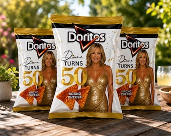 Personalize Chip Bags Favors, Custom Party Snacks for any event - Fast Shipping