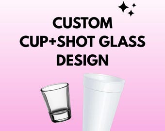 Benutzerdefinierte Tassen-Designs | Benutzerdefinierte Schnapsglas Design | Kundenspezifisches Styroporbecher-Design