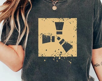 Camiseta unisex con el logotipo vintage del videojuego Rust