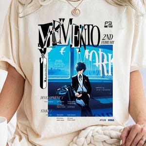 Persona 3 Reload Memento Mori T-Shirt – Aesthetic Anime Graphic Tee, Atlus JRPG Fan Shirt, Retro Japanese Game Merch
