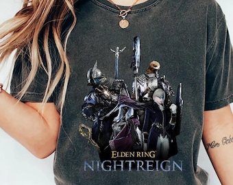 Elden Ring NightReign Shirt: Dark Fantasy Gamer Tee - Soulslike RPG
