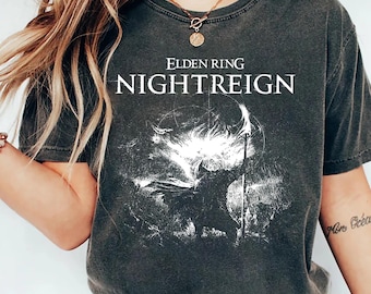 Elden Ring Nightreign Shirt: Dark Fantasy Gamer Tee - Soulslike Merch
