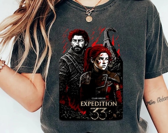 Clair Obscur Expedition 33 T-shirt: Dark Heroic Gamer Tee - Etsy