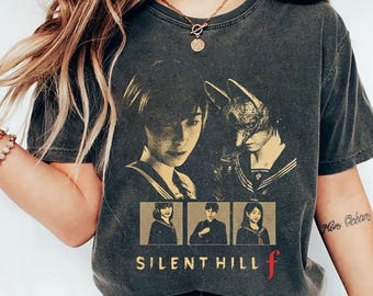 Camiseta Silent Hill f, estilo pirata de los 90, camiseta de terror de Konami