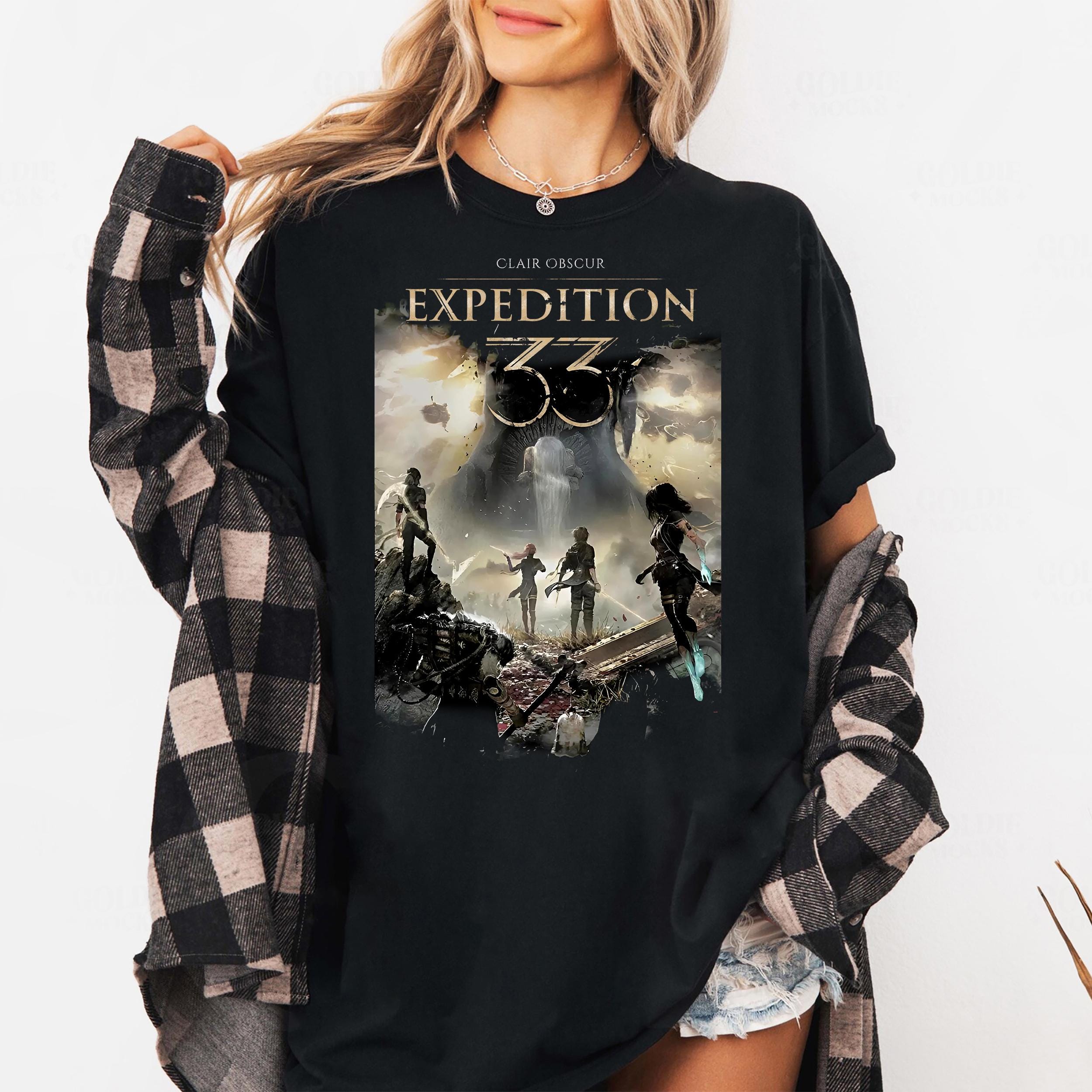 Clair Obscur Expedition 33 T-shirt – Epic Fantasy Adventure