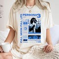 Persona 3 Anime Shirt: Makoto Yuki Retro Graphic Tee