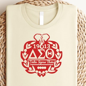 1913 Delta Sigma Theta Tee, DST Black and Proud T-Shirt, Greek Life Pride Shirt, DST Bold Fashion Clothing, Black Girl Power Crewneck