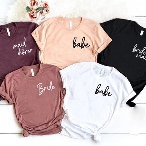 Bachelorette Party Shirts, Bride Party T-shirt, Maid of Honor Shirt, Bridal Shower Tees, Bridesmaid Proposal Shirt, Wedding Party Tees