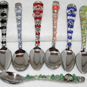 Beaded Demitasse Spoon