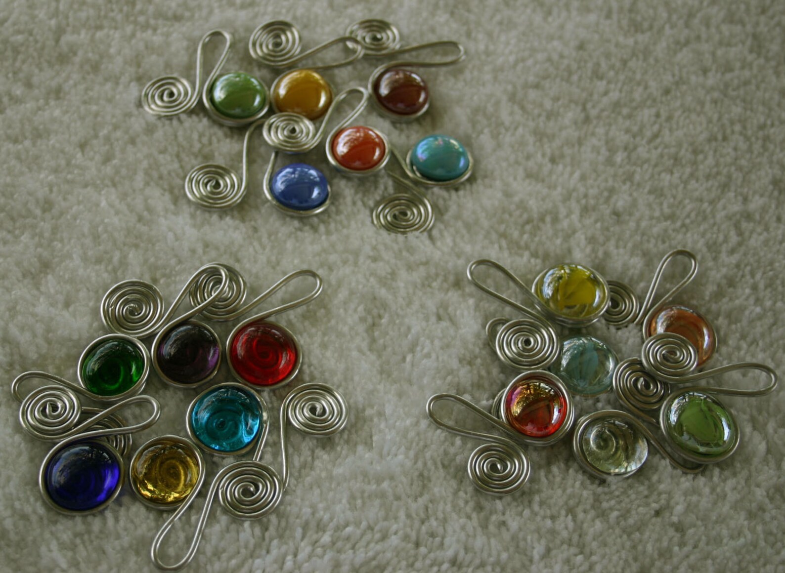 Beaded Wine Glass Charms Etsy