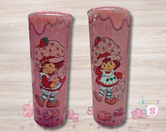 Strawberry 80 vintage/ Personalized Tumblers 20oz
