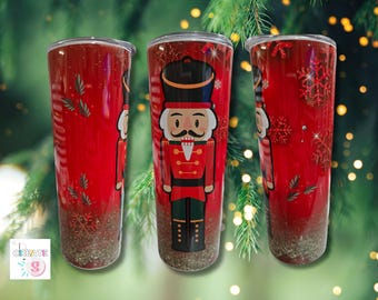Nutcracker/ Christmas/ StainlessSteel/ Personalized Tumblers 20oz