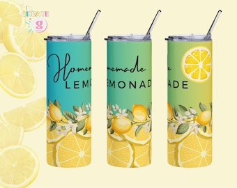 Homemade Lemonade cup / Personalized Tumblers 20oz