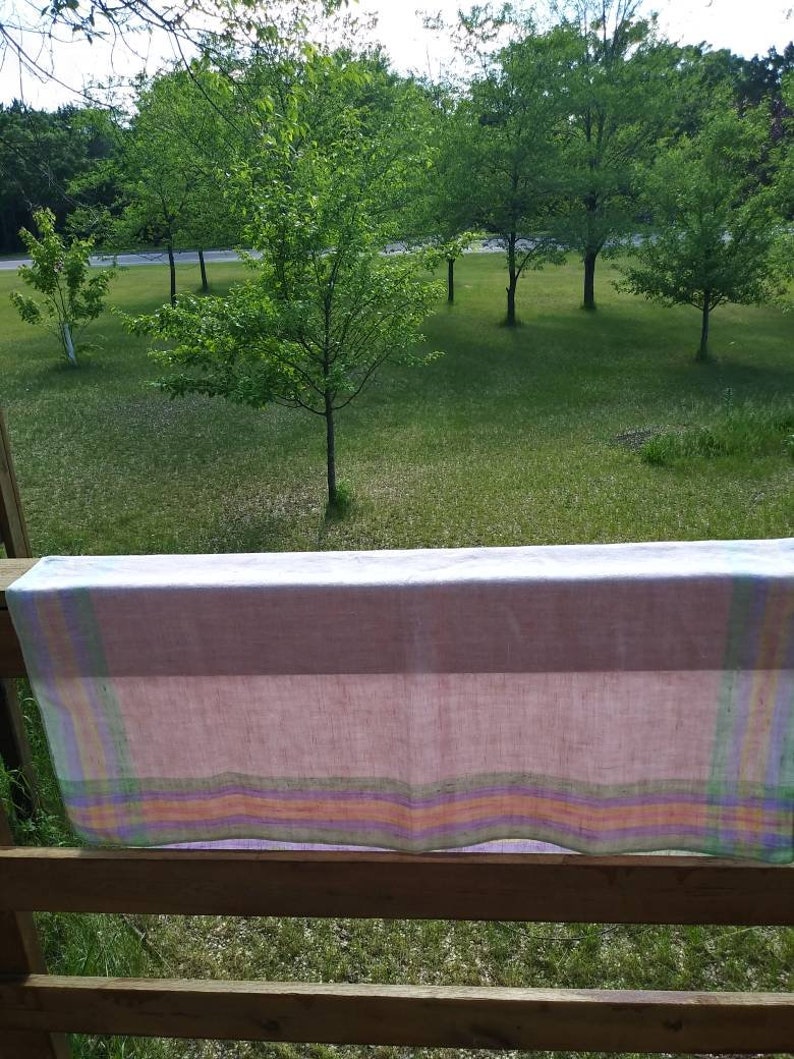 Vintage Tablecloth Pastel
