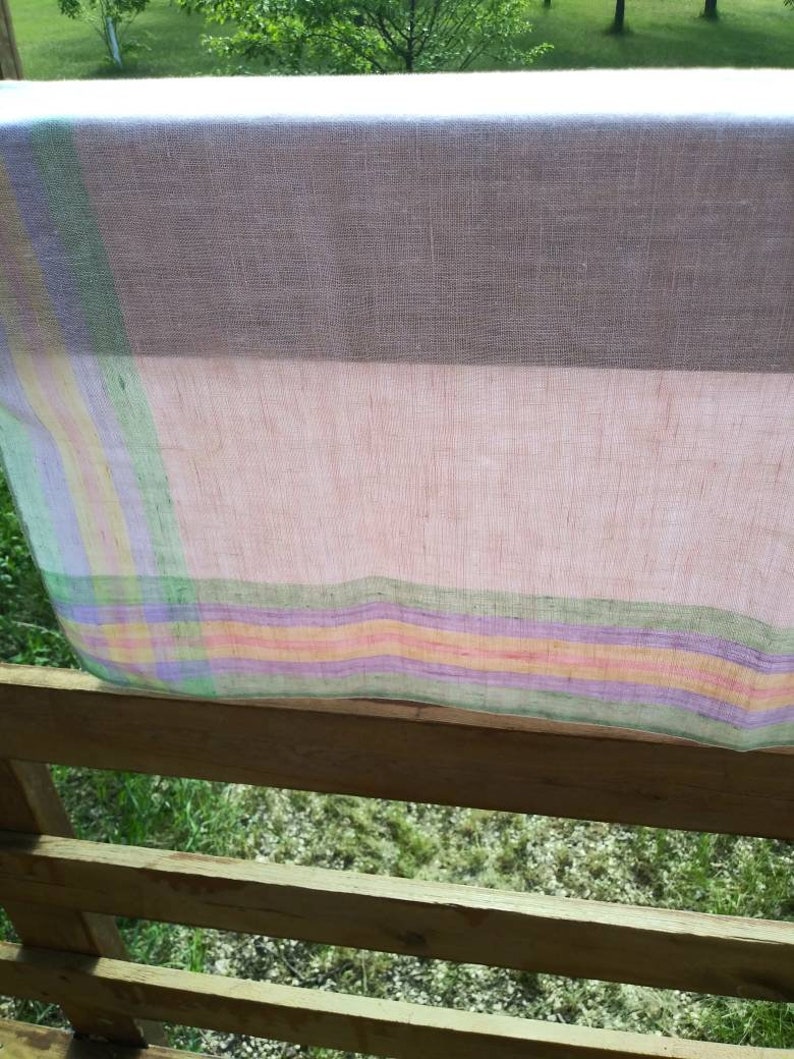 Vintage Tablecloth Pastel
