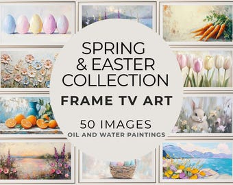 Spring Frame TV Art Bundle Vintage Spring Frame Tv Bundle Tv Art Spring, Tv Art Tv art Spring Frame TV Art Spring floral Digital Download