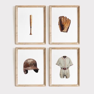 Impressions de baseball, chambre de bébé de baseball, art de la verrue de baseball pour chambre de bébé de baseball vintage Impression de baseball, affiche de baseball Baseball 4, cadeau de baseball