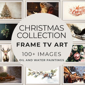 Christmas Tv Art | Vintage Christmas Frame Tv Bundle | Winter Frame TV Art Set | Christmas Samsung Frame Tv Art Christmas Digital Art Tv
