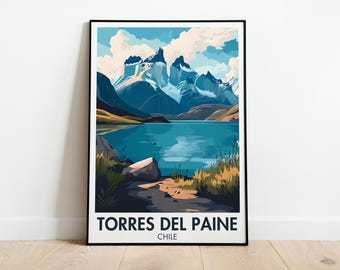 パタゴニア チリ トーレス・デル・パイネ 旅行 ウォールアート