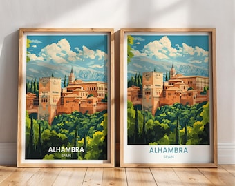 アルハンブラ宮殿 グラナダ スペイン 1913年 建築図面 | ファイン