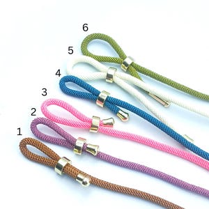 Adjustable Cord Bracelet Blanks – Colorful Rope with Gold Caps, DIY Jewelry Making Supplies”