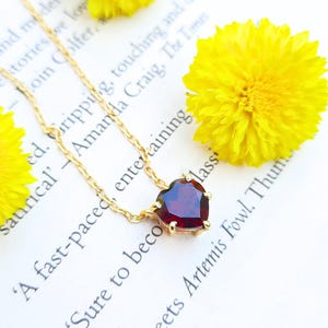 Beautiful Dainty Garnet Gemstone Pendant AAA Quality Faceted Cut Size 8 MM Garnet Gemstone Pendant