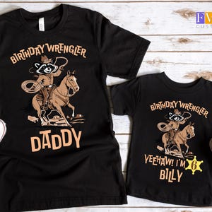 Western Birthday Family Shirts: Cowboy Ranch Party Matching Tees