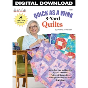 Quick As A Wink 3-Yard Quilts Book (Digital Download)