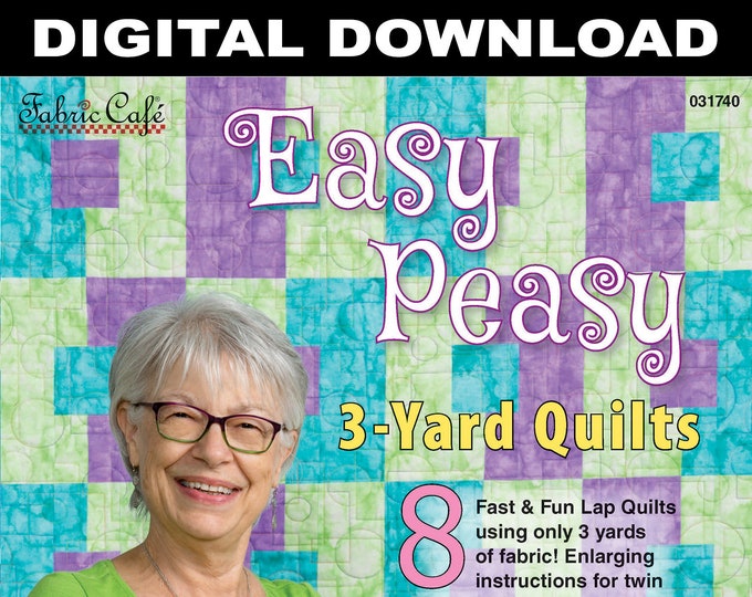 Easy Peasy 3 yard Quilts Downloadable Pattern Book Etsy