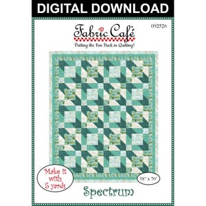 Spectrum 5-Yard Quilt Pattern - Digital Download
