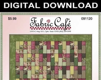 Downloadable 5 Yard Scrappy Quilt Pattern