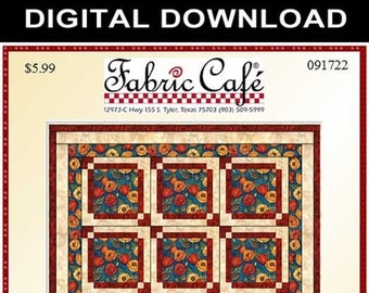 Downloadable Sugar Pie Quilt Pattern Easy 3 Yard Design