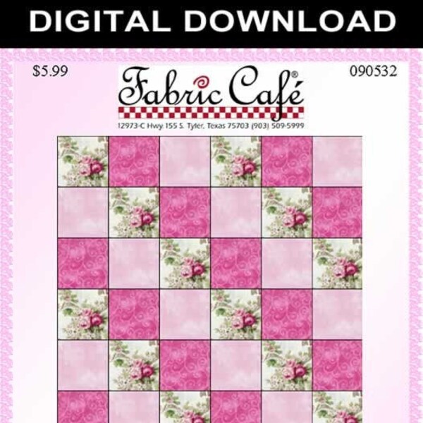 Downloadable Easy Patch Quilt Pattern