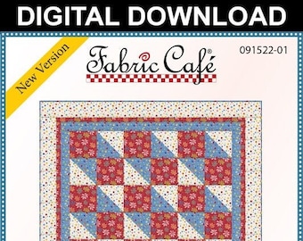 Dozen en strikken Downloadbaar quiltpatroon van 3 meter