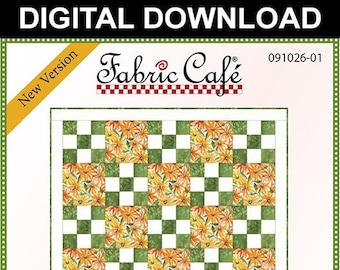 Downloadable Nine Plus One 3 Yard Quilt Pattern