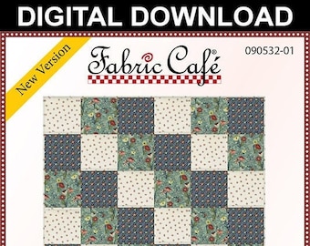 Downloadable EZ Patch Quilt Pattern Easy 3 Yard design