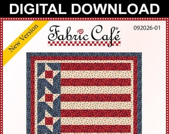 Olde Glory Downloadable 3-Yard Quilt Pattern