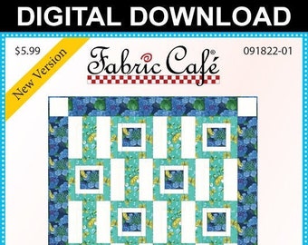 Downloadable Gallery Quilt Pattern Easy 3 Yard design