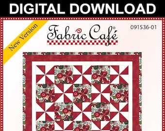 Pinwheel Plus One Downloadable 3-Yard Quilt Pattern