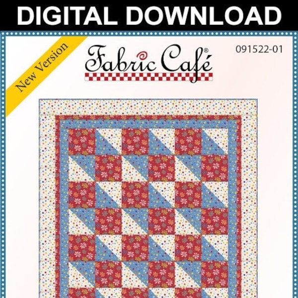 Boxes and Bows Downloadable 3-Yard Quilt Pattern