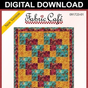 It's a Snap quiltpatroon van 3 yards - digitale download