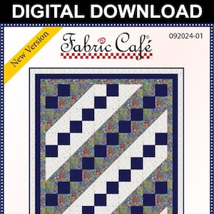 Downloadable Jacob's Ladder Quilt Pattern